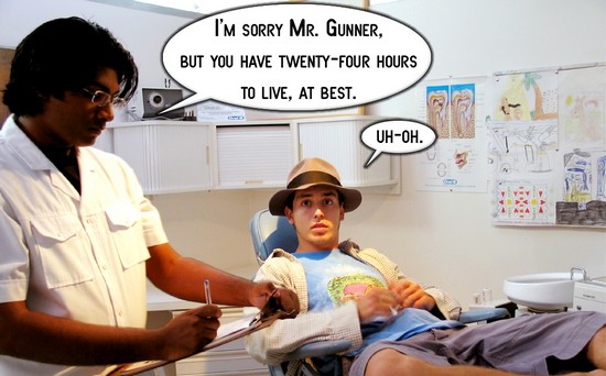 Dick Gunner: Never Is The Last Kiss For Tomorrow Panel 1